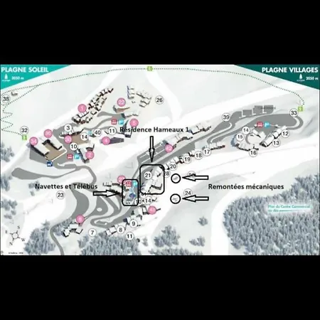 4 Pers 2050m Apartman La Plagne